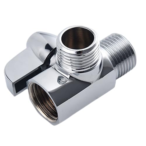 Dual Duschkopfadapter, Duscharmdauer, Messing G1/2 T-Form-Adapter 3-Wege Diverter Badezimmer Anschluss von Hand Duschsystem Ventilkomponente Ersatzteil für zu Hause Dual Duschkopfadapter, Duscharmdauer, Messing G1/2 T-Form-Adapter 3-Wege Diverter Badezimmer Anschluss von Hand Duschsystem Ventilkomponente Ersatzteil für zu Hause von Jeorywoet