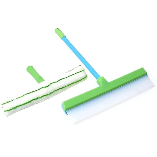 Fenster-Rakel-Kit, Fenster-Rakel-Kit breite Klingenstreak-freie Dusche mit mikrofaserem Peeling wiederverwendbares Reiniger für Glas, Spiegel, Tür Fenster-Rakel-Kit, Fenster-Rakel-Kit breite Klingenstreak-freie Dusche mit mikrofaserem Peeling wiederverwendbares Reiniger für Glas, Spiegel, Tür von Jeorywoet