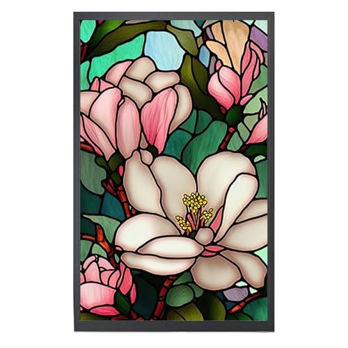 Fensterfilm Buntglas, Fensterfilm Privatsphäre farbenfrohe Retro Floral 17.72x39.37 in statischer Klammer wiederverwendbarer UV -Blockierhitze -Buntglas für Heimküche Fensterfilm Buntglas, Fensterfilm Privatsphäre farbenfrohe Retro Floral 17.72x39.37 in statischer Klammer wiederverwendbarer UV -Blockierhitze -Buntglas für Heimküche von Jeorywoet