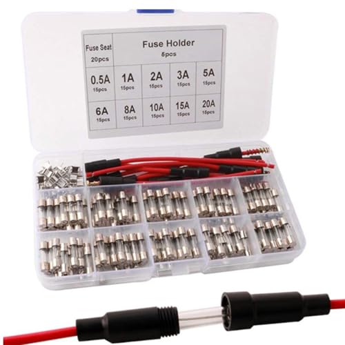 Glasfuses Sortiment Kit, 175pcs Glass Fuses Sortiment Kit Professionelle schnelle Auswirkungen auf das Haus zu Hause Glasfuses Sortiment Kit, 175pcs Glass Fuses Sortiment Kit Professionelle schnelle Auswirkungen auf das Haus zu Hause von Jeorywoet