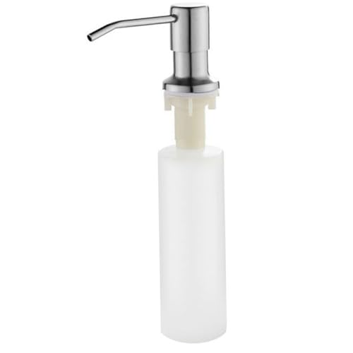Handseifespender, Seifspender für Küchenspüle, Silberne rostfreie Stahlhand mit großer Kapazität 17 Unzen Flasche für Küchenbad Arbeitsplatte für Zuhause Handseifespender, Seifspender für Küchenspüle, Silberne rostfreie Stahlhand mit großer Kapazität 17 Unzen Flasche für Küchenbad Arbeitsplatte für Zuhause von Jeorywoet