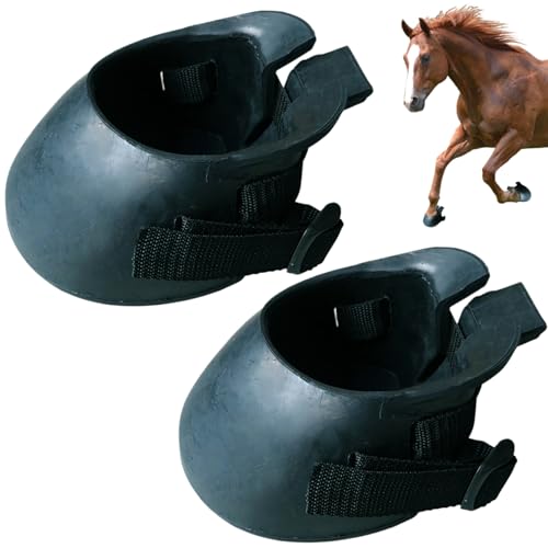 Jeorywoet 1 Paar Hufstiefel für Pferde Gummi -Schutzstief von Jeorywoet