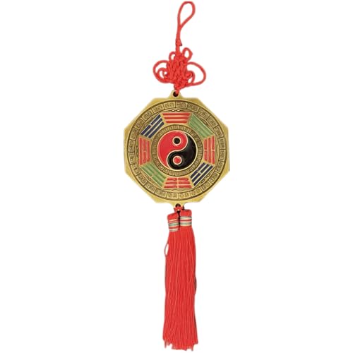 Jeorywoet Bagua Mirror, 5, 43 Zoll achteckig und acht Trigrammspiegel, glückliche traditionelle chinesische Feng Shui Concave für Heimgeschäft, Bagua Feng Shui Haustür Jeorywoet Bagua Mirror, 5, 43 Zoll achteckig und acht Trigrammspiegel, glückliche traditionelle chinesische Feng Shui Concave für Heimgeschäft, Bagua Feng Shui Haustür von Jeorywoet