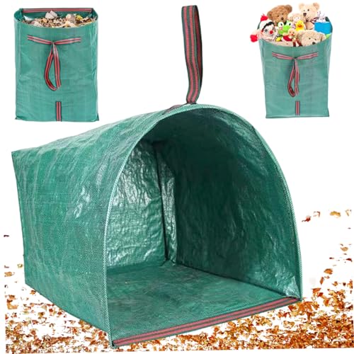 Jeorywoet Blattsammlertasche mit Griff 23x22x17in 150L Sturdy Schaufel Formblattsammler wiederverwendbarer PP Rasengartenabfälle, Rasen Jeorywoet Blattsammlertasche mit Griff 23x22x17in 150L Sturdy Schaufel Formblattsammler wiederverwendbarer PP Rasengartenabfälle, Rasen von Jeorywoet