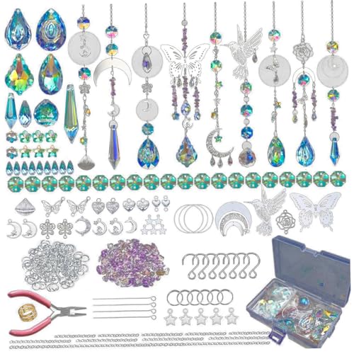 Jeorywoet Buntglas Kit, 400pcs Sun Catchers Kits DIY Decorative Hanging Hummingbird & Butterfly -Buntglas -Kit für Fenster im Freien im Freien, Kunsthandwerk für Erwachsene Jeorywoet Buntglas Kit, 400pcs Sun Catchers Kits DIY Decorative Hanging Hummingbird & Butterfly -Buntglas -Kit für Fenster im Freien im Freien, Kunsthandwerk für Erwachsene von Jeorywoet