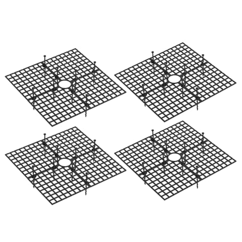 Jeorywoet Eichhörnchen Abschreckung für Topfpflanzen, 4pcs Blütentopfabdeckungen, 11, 8 -Zoll von Jeorywoet