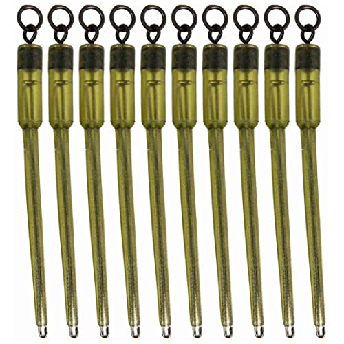 Jeorywoet Karpfenfischereianschluss Stahl schwebt PVA -Rohrbeutel Stängel europäisches Fischereiausrüstung grün 10pcs, Fischereianschluss Jeorywoet Karpfenfischereianschluss Stahl schwebt PVA -Rohrbeutel Stängel europäisches Fischereiausrüstung grün 10pcs, Fischereianschluss von Jeorywoet