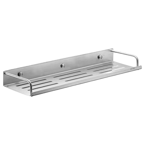 Jeorywoet Küchenwandregal, Hochleistungs-Edelstahlregale, 20x4, 5 Zoll Hohle Metallschwimmregale für Küchenbad, für Küchenbad von Jeorywoet