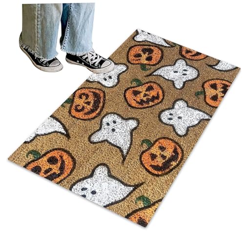Jeorywoet Nicht-Schlupftür-Matte, Halloween-Türmatte Nicht-Schlupf-Eingangseingangsteppich von Jeorywoet
