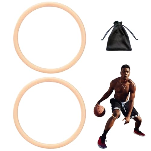 Jeorywoet Patella Band 2PCS 2,95 Zoll hohe Kompression Elastizität Silikon Patella Kniegurt mit Aufbewahrungsbeutelbändern für Basketballfußball -Laufsehnenentzündung, Knie -Sehnenentzündungsband von Jeorywoet
