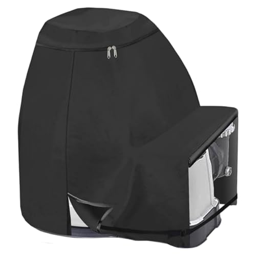 Jeorywoet Poolpumpeabdeckung, Poolfilterabdeckung wasserdichte UV-Schutzstaubpumpe Oxford 600D für 14-16 Zoll (schwarz) von Jeorywoet