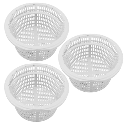 Jeorywoet Poolsiebskorb, 3pcs Pool Skimmerkörbe, PVC tragbarer Siebkorb mit Griff, Austausch für Blätter und Schmutz für die Natur im Freien Jeorywoet Poolsiebskorb, 3pcs Pool Skimmerkörbe, PVC tragbarer Siebkorb mit Griff, Austausch für Blätter und Schmutz für die Natur im Freien von Jeorywoet