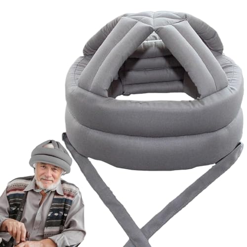 Jeorywoet Schutzhelm für ältere Menschen mit dickem, atmungsaktivem Anti -Fall -Sicherheitshelm Weichverstellbares Kopfschutz Helm Helm für Gartengärten zu Hause, Schutzhelm für ältere Menschen von Jeorywoet