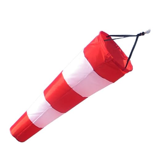 Jeorywoet Windsocke 59 Zoll reflektierend rot -weiß gestreiftes Windsock wasserdicht Leichter Polyester Windschaufel für Außenseite, Garten, Socken für Außen Jeorywoet Windsocke 59 Zoll reflektierend rot -weiß gestreiftes Windsock wasserdicht Leichter Polyester Windschaufel für Außenseite, Garten, Socken für Außen von Jeorywoet