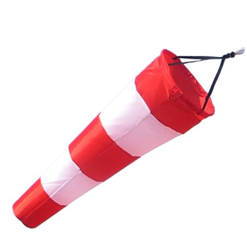 Jeorywoet Windsocke 59 Zoll reflektierend rot -weiß gestreiftes Windsock wasserdicht Leichter Polyester Windschaufel für Außenseite, Garten, Socken für Außen Jeorywoet Windsocke 59 Zoll reflektierend rot -weiß gestreiftes Windsock wasserdicht Leichter Polyester Windschaufel für Außenseite, Garten, Socken für Außen von Jeorywoet