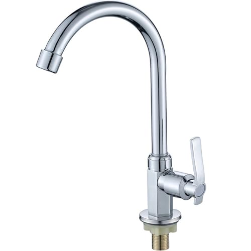 Küchenarmatur, Küchenspüle Wasserhahn, 360 ° Rotatable Zinklegierung sechseckiger, kühle Wasserhähne für Garten, Bar, Wohnmobil, Waschküche, Outdoor Küchenarmatur, Küchenspüle Wasserhahn, 360 ° Rotatable Zinklegierung sechseckiger, kühle Wasserhähne für Garten, Bar, Wohnmobil, Waschküche, Outdoor von Jeorywoet