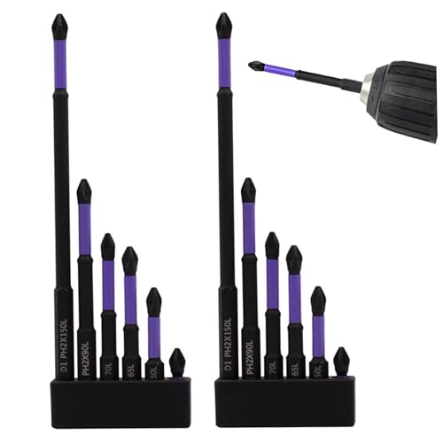 Magnetschraubendreherbits, Magnetbohrbitset, 12 pcs hohe Härte und starker Schraubendreher für Zuhause Magnetschraubendreherbits, Magnetbohrbitset, 12 pcs hohe Härte und starker Schraubendreher für Zuhause von Jeorywoet