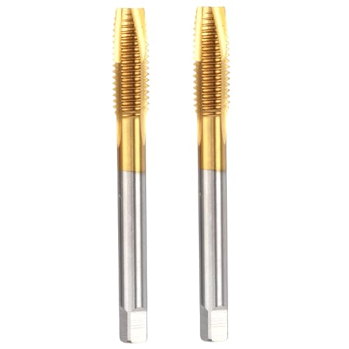 Metrischer Tippset, Metrische Taps 2pcs M 2, 5 x 0, 45 mm robuster Titanschicht mit Hochgeschwindigkeits -Stahlhahnsatz für Zuhause Metrischer Tippset, Metrische Taps 2pcs M 2, 5 x 0, 45 mm robuster Titanschicht mit Hochgeschwindigkeits -Stahlhahnsatz für Zuhause von Jeorywoet