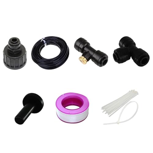 Misting -System, Mister für Außenterrasse, 49 Fuß flexibles Kühlsystem mit 15 Nebeldüsen für Garten, Tropfbewässerung, Lüfter, Deck, Baldachin, Pool, Park für Outdoors Misting -System, Mister für Außenterrasse, 49 Fuß flexibles Kühlsystem mit 15 Nebeldüsen für Garten, Tropfbewässerung, Lüfter, Deck, Baldachin, Pool, Park für Outdoors von Jeorywoet