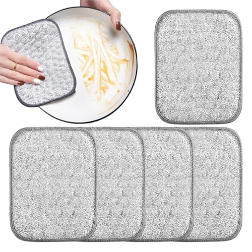 Nicht -Scratch -Drahtschüssel, 5pcs Mehrzweck -Draht -Draht -Geschirrspülungen, Doppelschichtschüssel, 6x5 Zoll wiederverwendbares Geschirrtücher für nassen und trocken Nicht -Scratch -Drahtschüssel, 5pcs Mehrzweck -Draht -Draht -Geschirrspülungen, Doppelschichtschüssel, 6x5 Zoll wiederverwendbares Geschirrtücher für nassen und trocken von Jeorywoet