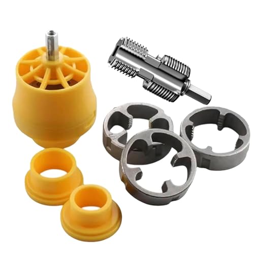 PVC -Rohr -Threader, PVC -Rohr -Threader -Kit mit verschiedenen Würfelgrößen, Gewinde -Maker -Werkzeug für Elektro für Zuhause PVC -Rohr -Threader, PVC -Rohr -Threader -Kit mit verschiedenen Würfelgrößen, Gewinde -Maker -Werkzeug für Elektro für Zuhause von Jeorywoet