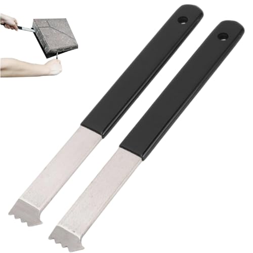 Paver -Puller, Pflastersteinwerkzeug, 2 PCS -Extraktor -Werkzeug mit Sägezahn- und Nicht -Schlupf -Griff für Garten Rasenflächen -Terrasse Blockblockersatz Paver -Puller, Pflastersteinwerkzeug, 2 PCS -Extraktor -Werkzeug mit Sägezahn- und Nicht -Schlupf -Griff für Garten Rasenflächen -Terrasse Blockblockersatz von Jeorywoet