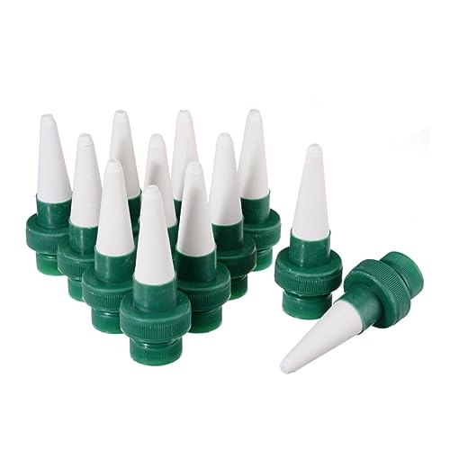 Pflanzenwässerungsgeräte, Selbstbewässerungspikes 12PCS Automatisches Anlagensystem Keramik Automatische Blüten- und Tropfbewässerungs -Stakes -System für den Gebrauch im Innenbereich im Innenbereich von Jeorywoet