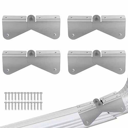 Rinnenscharnier, 4pcs Downspout Scharniere Edelstahl Rinnenscharnier mit Schrauben Einfache DIY-Installation auf jeder Größe Rechteck oder Quadrat Downspout für Zuhause Rinnenscharnier, 4pcs Downspout Scharniere Edelstahl Rinnenscharnier mit Schrauben Einfache DIY-Installation auf jeder Größe Rechteck oder Quadrat Downspout für Zuhause von Jeorywoet