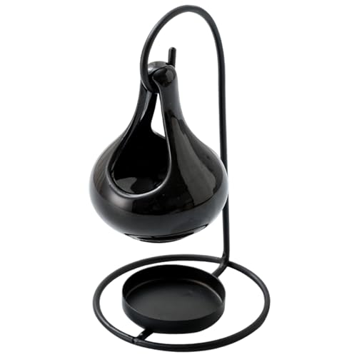 Tee -Kerzenhalter, Teelicht Kerzenhalter Keramik ätherische Ölbrenner Hängende Kerzeninhaber für Bauernhause Meditation Valentines Schwarz, Teelichthalter Tee -Kerzenhalter, Teelicht Kerzenhalter Keramik ätherische Ölbrenner Hängende Kerzeninhaber für Bauernhause Meditation Valentines Schwarz, Teelichthalter von Jeorywoet