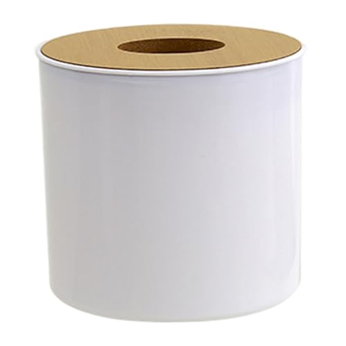 Toilettenpapierrollenabdeckung, runder Gewebehalter, wasserdichtes Toilettenpapierrollenabdeckung mit entfernbarem Bambusdeck Toilettenpapierrollenabdeckung, runder Gewebehalter, wasserdichtes Toilettenpapierrollenabdeckung mit entfernbarem Bambusdeck von Jeorywoet