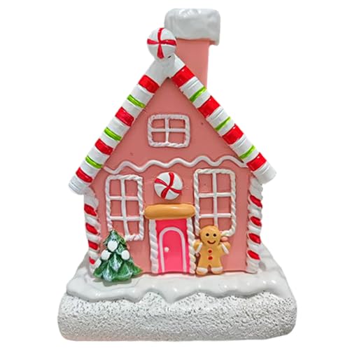 Weihrauchbrenner, Blockkabine Weihrauchbrenner Süßes Harz Weihnachtsdorfhäuser mit Lebkuchen Mann Baum Mehrzweck-Weihnachtsdekorationen mit Basis für Home Office Hotel, No von Jeorywoet