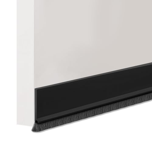100cm Türbesen Türbodendichtung Bürste, Türdichtung Zugluftstopper für Türen Bürstendichtung Selbstklebend Türdichtung Unten, Türbesen Selbstklebend Tür Schalldicht Machen, 52mm Breit(Schwarz) 100cm Türbesen Türbodendichtung Bürste, Türdichtung Zugluftstopper für Türen Bürstendichtung Selbstklebend Türdichtung Unten, Türbesen Selbstklebend Tür Schalldicht Machen, 52mm Breit(Schwarz) von Jeqqinuz