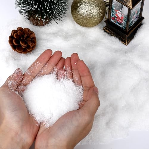 200g Kunstschnee Deko, Kunstschnee Flauschig Weich Künstlicher Schnee Deko-Glitzernder Dekoschnee Zum Verzieren-Dekorativer Streuschnee Weihnachten 200g Kunstschnee Deko, Kunstschnee Flauschig Weich Künstlicher Schnee Deko-Glitzernder Dekoschnee Zum Verzieren-Dekorativer Streuschnee Weihnachten von Jeqqinuz