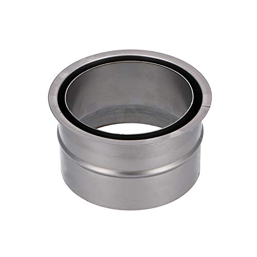 Wandfutter Doppelwandfutter DN 150 mm unlackiert für Rauchrohre von Jeremias
