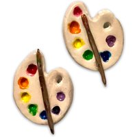 Mini-Malerpalette Kühlschrank Magnet /Mischpalette von Jeremnis