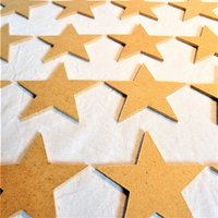 Menge Von 10 Natürlichen Holzfasern Weihnachtsschmuck, Star, Zu Malen, Dekorieren, Scrapbooker, An Den Weihnachtsbaum Hängen von Jereveenbois
