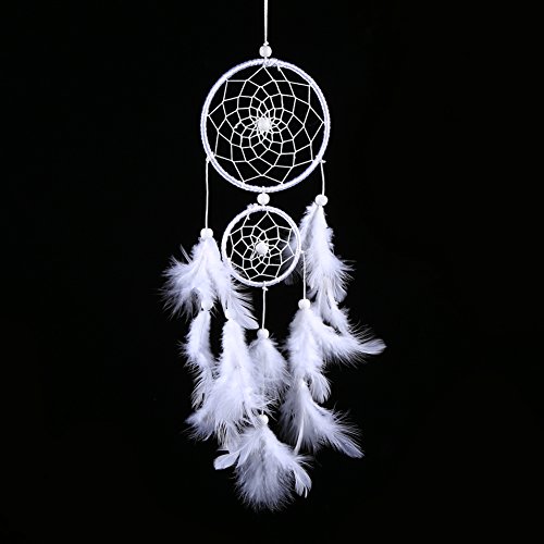 Dreamcatcher, Baum Des Lebens Mit Federn, Handgefertigt, Indianer, Traditionelles Kreisförmiges Netz, Für Wandbehang, Dekoration, Schlafzimmer, Kinder, Heimdekoration, Hochzeit, Party, Segensgeschenk von Jerliflyer