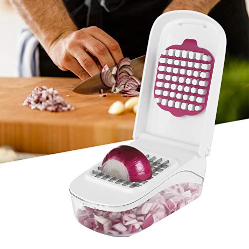 Obst und Gemüseschneider, Gemüse Obstschneider Kartoffel Zwiebelschneider Gemüseschneider zum Schneiden von Karotten Kartoffeln Knoblauch Ideal Hobeln Schneider Vegetable Chopper Dicer von Jerliflyer