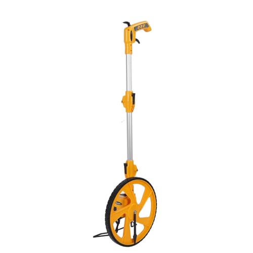 Jerliflyer Measuring Wheel in Feet and Inches, Double Folding Mechanical Accurate 0-9,999 Ft Measure Wheel Portable Distance Measuring for Work Projects von Jerliflyer