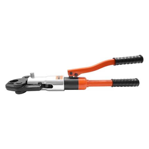 10T Professionelle Crimpzange Hydraulische Press-Crimpzange, Hydraulisches Crimpwerkzeug-Set, Geeignet für Verbundrohre mit V-Fittings 10T Professionelle Crimpzange Hydraulische Press-Crimpzange, Hydraulisches Crimpwerkzeug-Set, Geeignet für Verbundrohre mit V-Fittings von Jerool