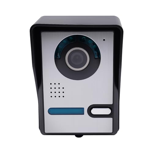 Jerool 7-Zoll-Vierdraht-Videosprechanlage mit Kamera, Türklingel mit Kamera für Zweifamilienhäuser von Jerool