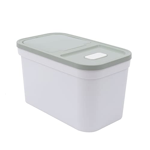 Jerool Aufbewahrungsbox mit Deckel, 10-kg-Frischhaltebox, Mehlvorratsbehälter, Lebensmittelbehälter für Reis, geeignet für Getreide, Hülsenfrüchte und Mehl von Jerool