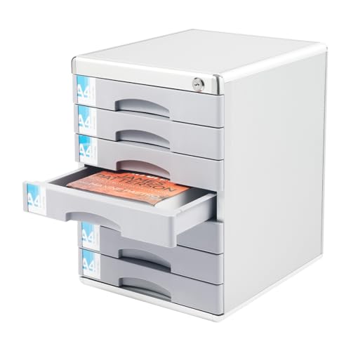 Robuste Schubladenbox mit 7 Fächern, Büro-Querformat-Ablagebox, hohe Kapazität, schafft mehr Platz auf dem Schreibtisch Robuste Schubladenbox mit 7 Fächern, Büro-Querformat-Ablagebox, hohe Kapazität, schafft mehr Platz auf dem Schreibtisch von Jerool