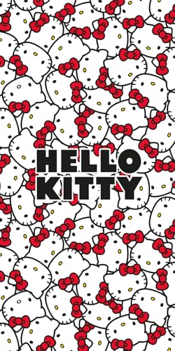 Hello Kitty Strandtuch für Mädchen - 100% Baumwoll-Frottee | 70x140 cm | weich, leicht & saugfähig | niedliches rosa Handtuch für Kinder, Kleinkinder & Hello Kitty Fans Hello Kitty Strandtuch für Mädchen - 100% Baumwoll-Frottee | 70x140 cm | weich, leicht & saugfähig | niedliches rosa Handtuch für Kinder, Kleinkinder & Hello Kitty Fans von Jerry Fabrics