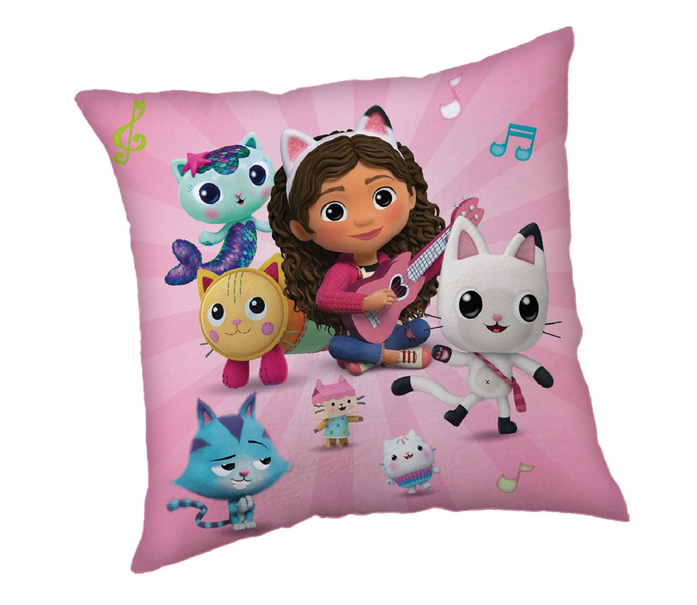 Jerry Fabrics Dekokissen Gabby’s Dollhouse Motivkissen Kinder Sofakissen 40x40 cm Polyester Jerry Fabrics Dekokissen Gabby’s Dollhouse Motivkissen Kinder Sofakissen 40x40 cm Polyester von Jerry Fabrics