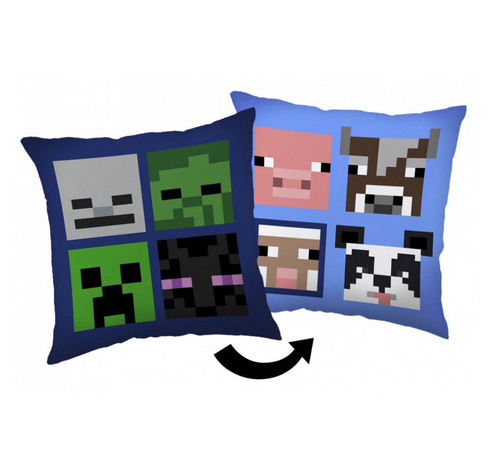 Jerry Fabrics Dekokissen Minecraft Bad Mobs Kissen, Dekokissen 40*40 cm Jerry Fabrics Dekokissen Minecraft Bad Mobs Kissen, Dekokissen 40*40 cm von Jerry Fabrics
