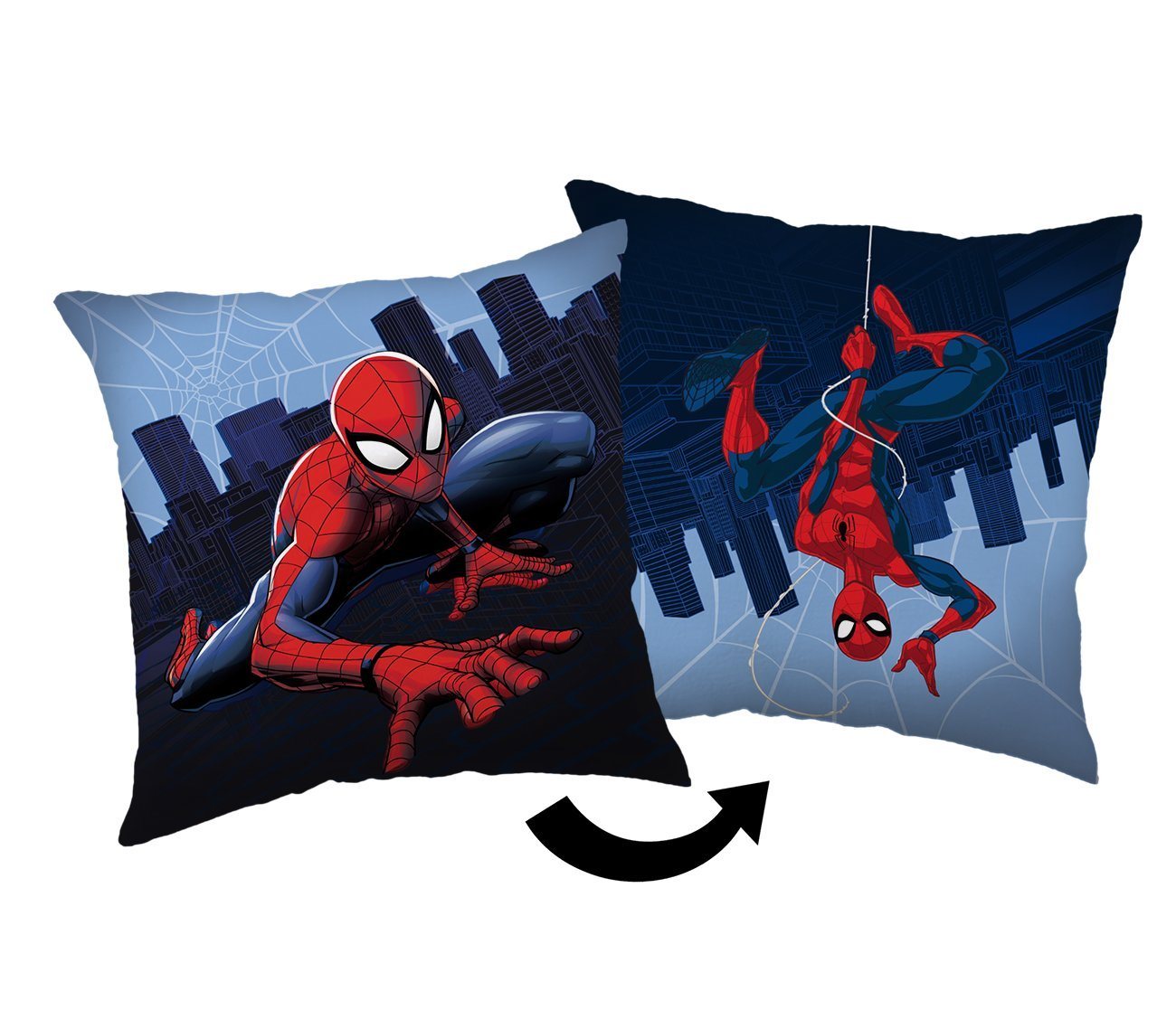 Jerry Fabrics Dekokissen Spiderman Kissen Kuschelkissen Dekokissen 35 x 35 cm von Jerry Fabrics