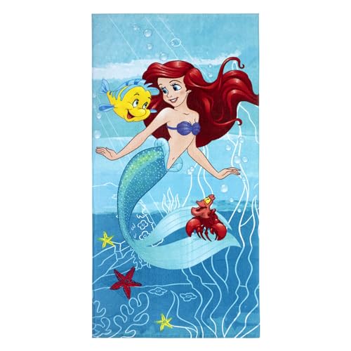 Jerry Fabrics Disney Arielle Duschtuch Badetuch Strandtuch 70 x 140cm von Jerry Fabrics