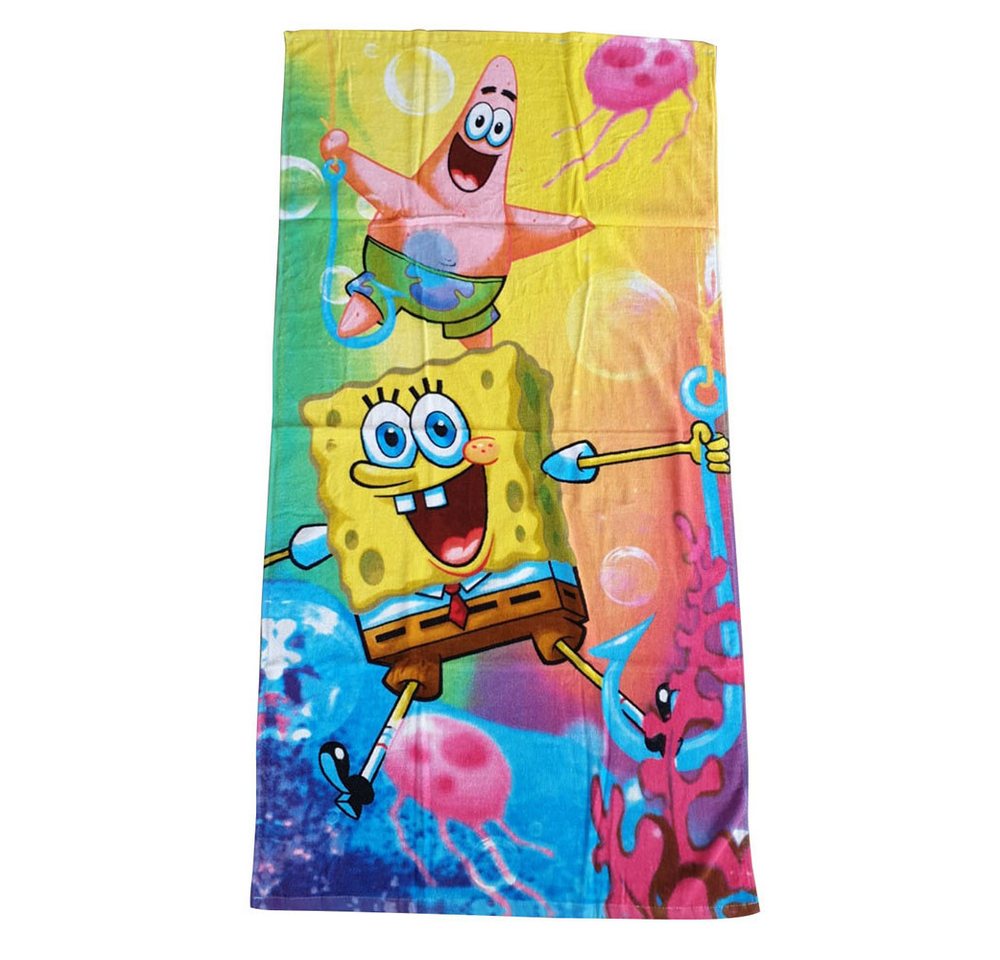 Jerry Fabrics Handtuch Spongebob Schwammkopf und Patrick Handtuch, Frottee (1-St) von Jerry Fabrics