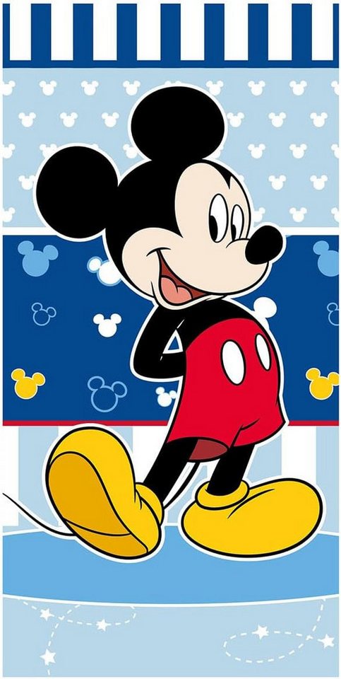 Jerry Fabrics Handtücher Mickey Mouse Duschtuch Strandtuch Badetuch 70 x 140 cm von Jerry Fabrics
